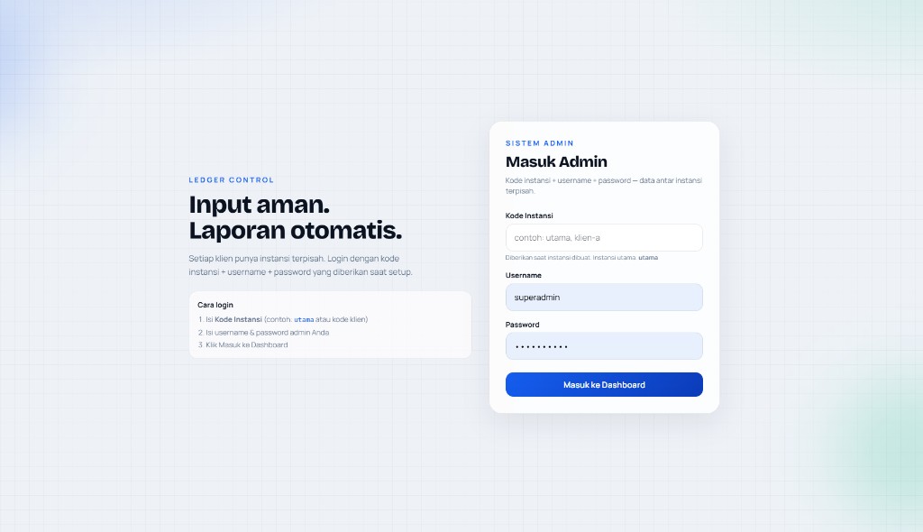 Kontrol transaksi harian 1